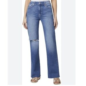 PAIGE Leenah Granada Destructed Trouser Leg Jean